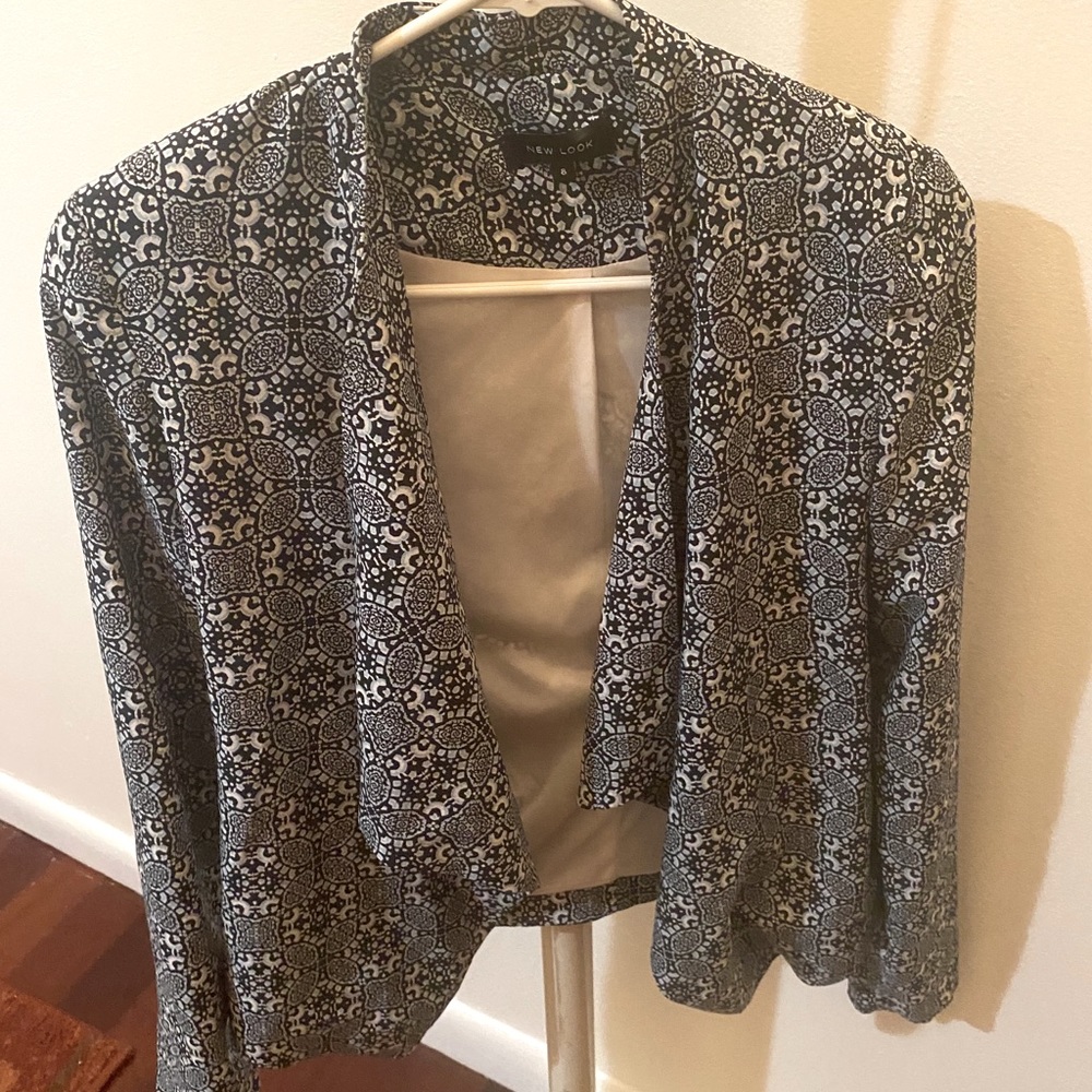 Waterfall Jacket with Shoulder Pads